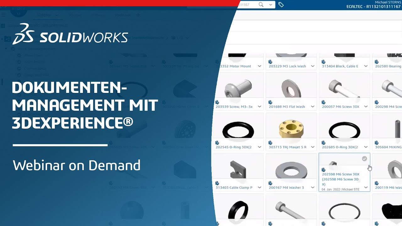 Dokumentenmanagement mit 3DEXPERIENCE® SOLIDWORKS