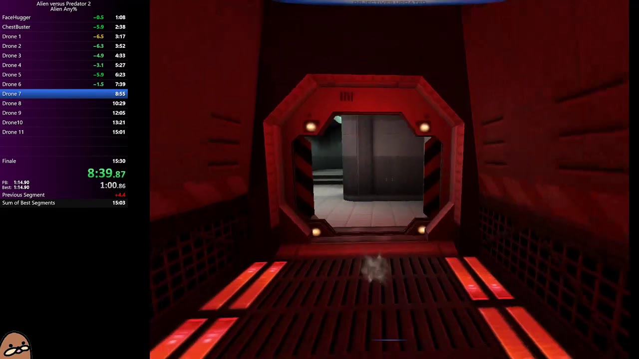 Alien vs Predator 2 Alien Any% Speedrun in 15:11