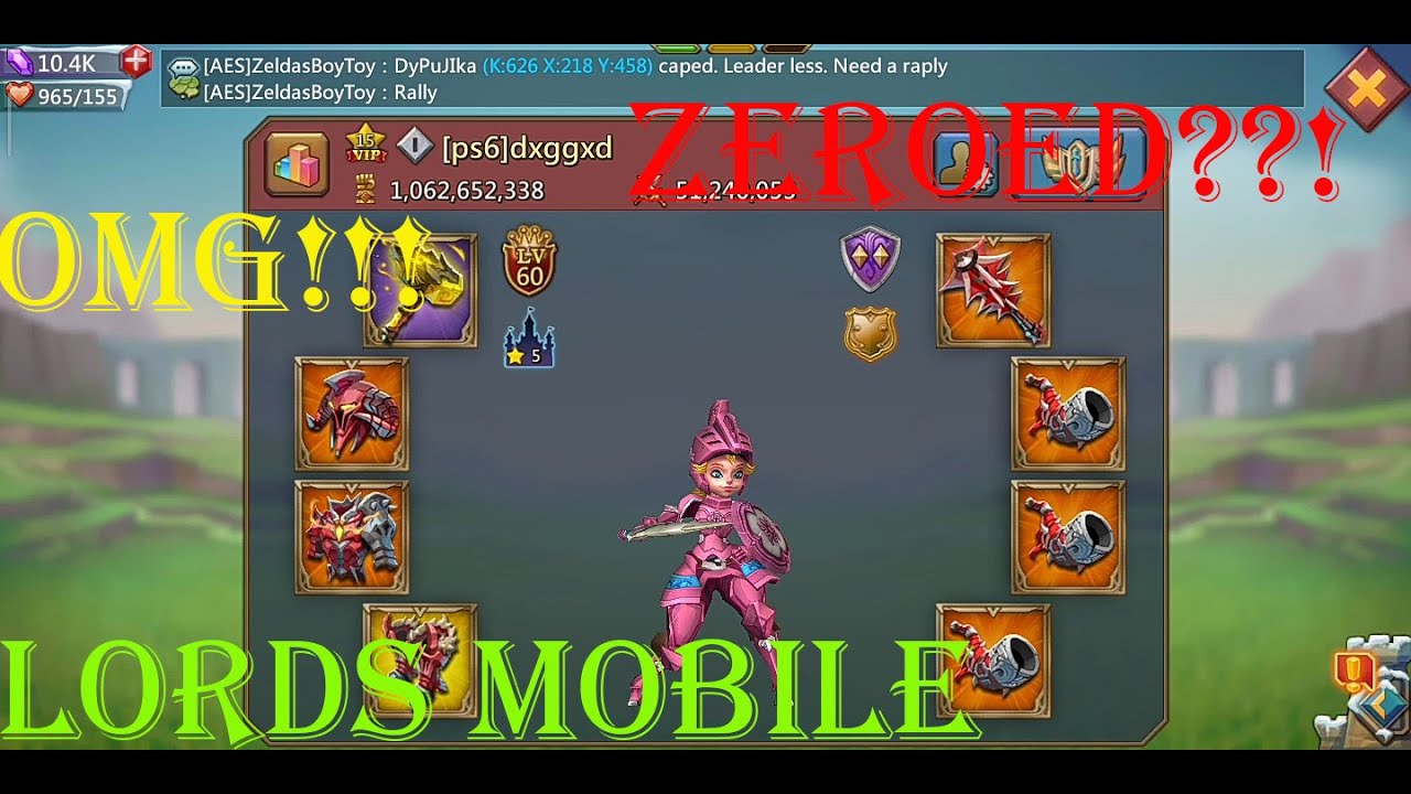Обнуление Лярдника!!!Лордс Мобайл//ZEROED 1.062B!!!Lords Mobile