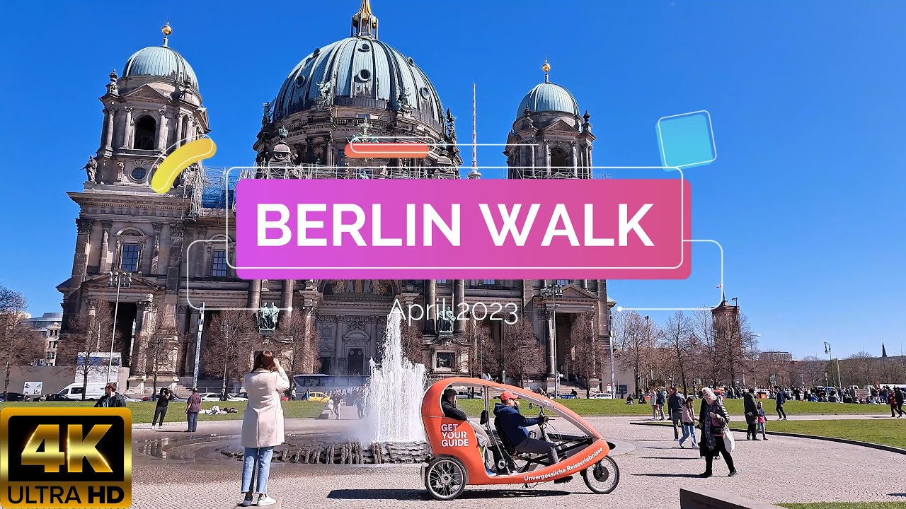 Berlin Walk April 2023 | 4K