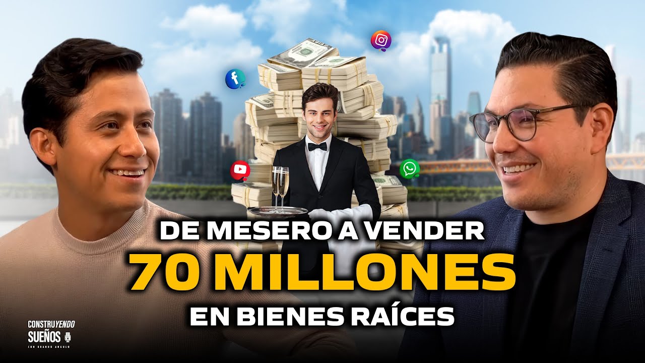 De MESERO a vender 70 MILLONES en Bienes Raíces 🔥🤑 #E083 | Julio Iero