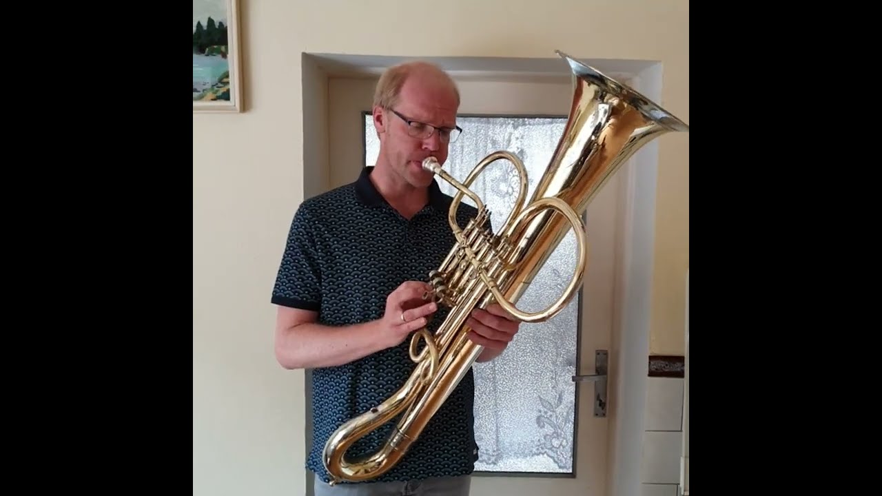 Ventil Ophikleide-ein historisches Instrument -Valve Ophicleide -a forgotten Sound 1830, Sound check
