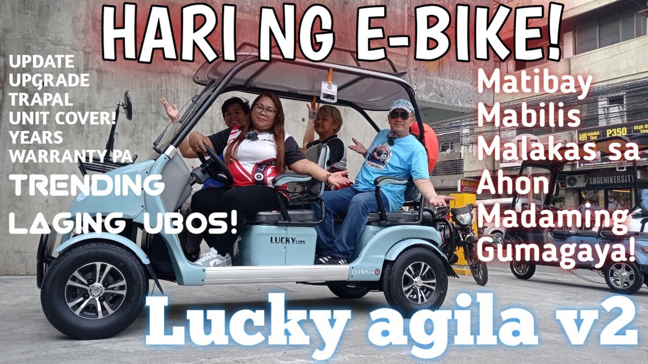 TRENDING NA ITO! LUCKY AGILA HARI NG E-BIKE DAHIL SA TIBAY NG PYESA, LAKAS SA AHON, BILIS NG TAKBO