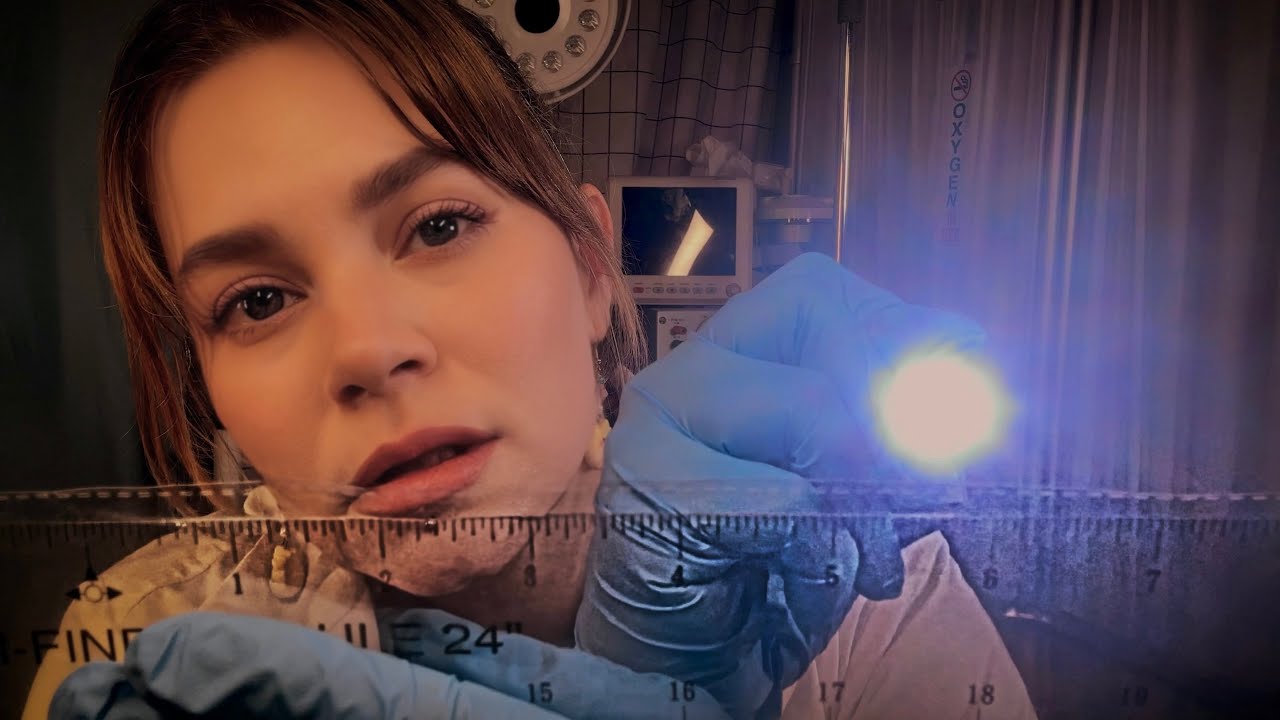 ASMR Detailed, Hands-On Facial Cranial Nerves Exam