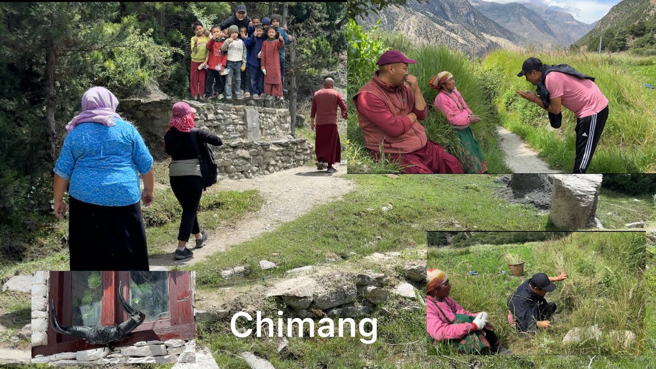 Mustang Thakali  chimang village/with Family/#migmarsamdup