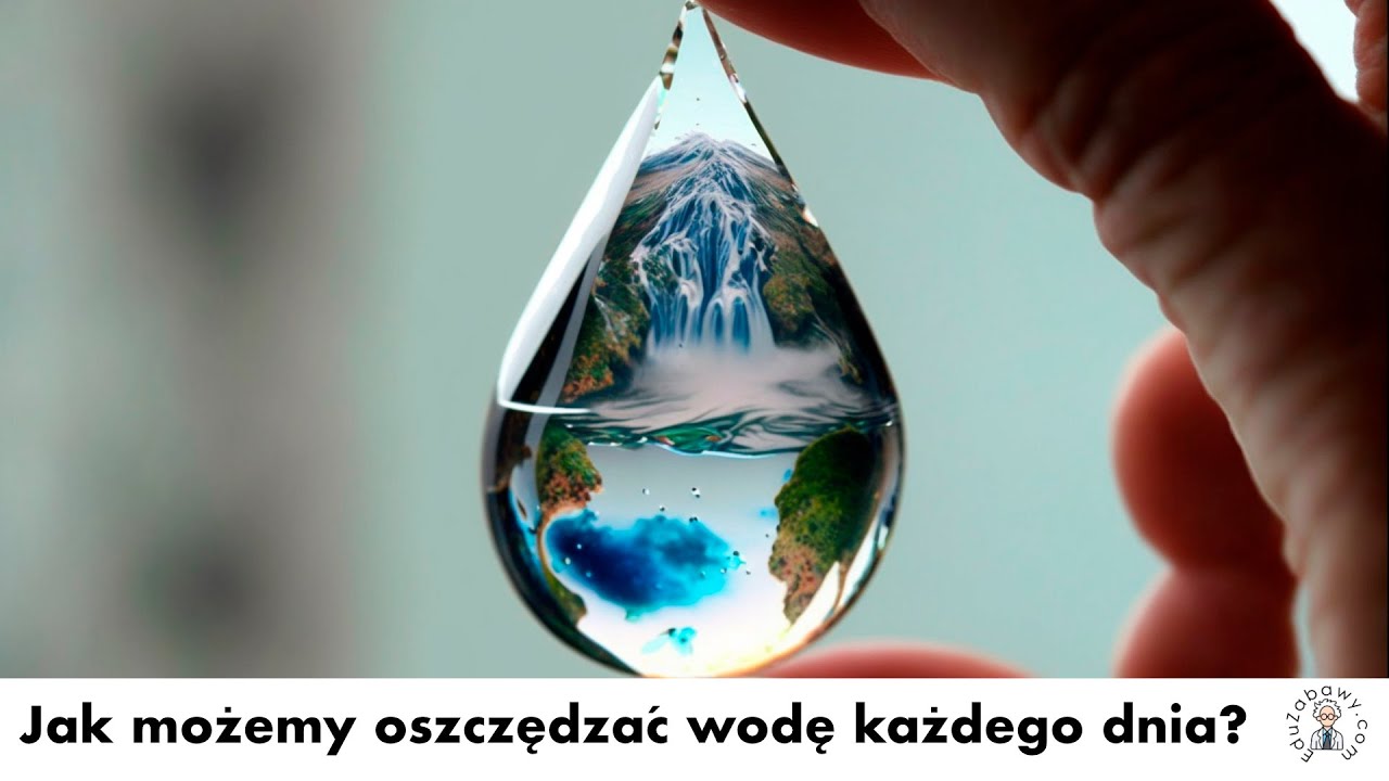 Prezentacja: 'Jak możemy oszczędzać wodę każdego dnia?' dla dzieci, uczni&oacute;w. Film edukacyjny