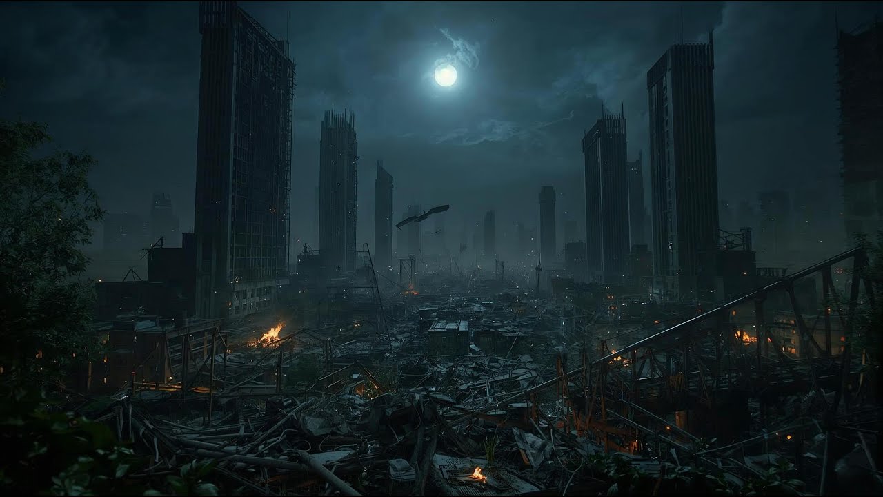 City Ruins - Deep Post Apocalyptic Ambient Music for Relaxation| Sleep| Study| Tranquility