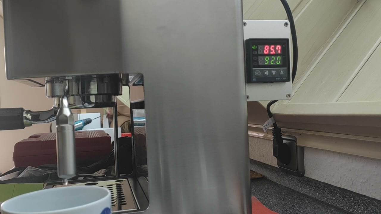 Gaggia Classic mit Mr Shades PID - schwingt auf Br&uuml;htemperatur ein