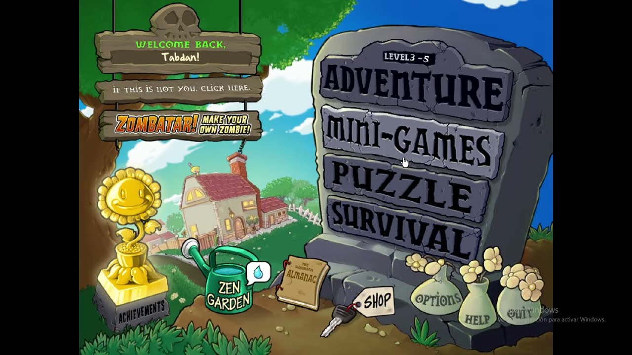 PVZ GOYT | Supervivencia: Tejado (Difícil) Empezando el año