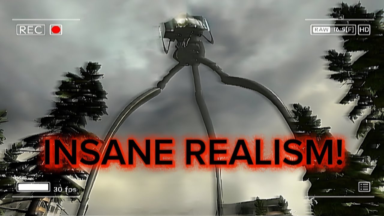 This Roblox War of the Worlds Game Feels TOO REAL (Tripods Hunting Me Down!)
