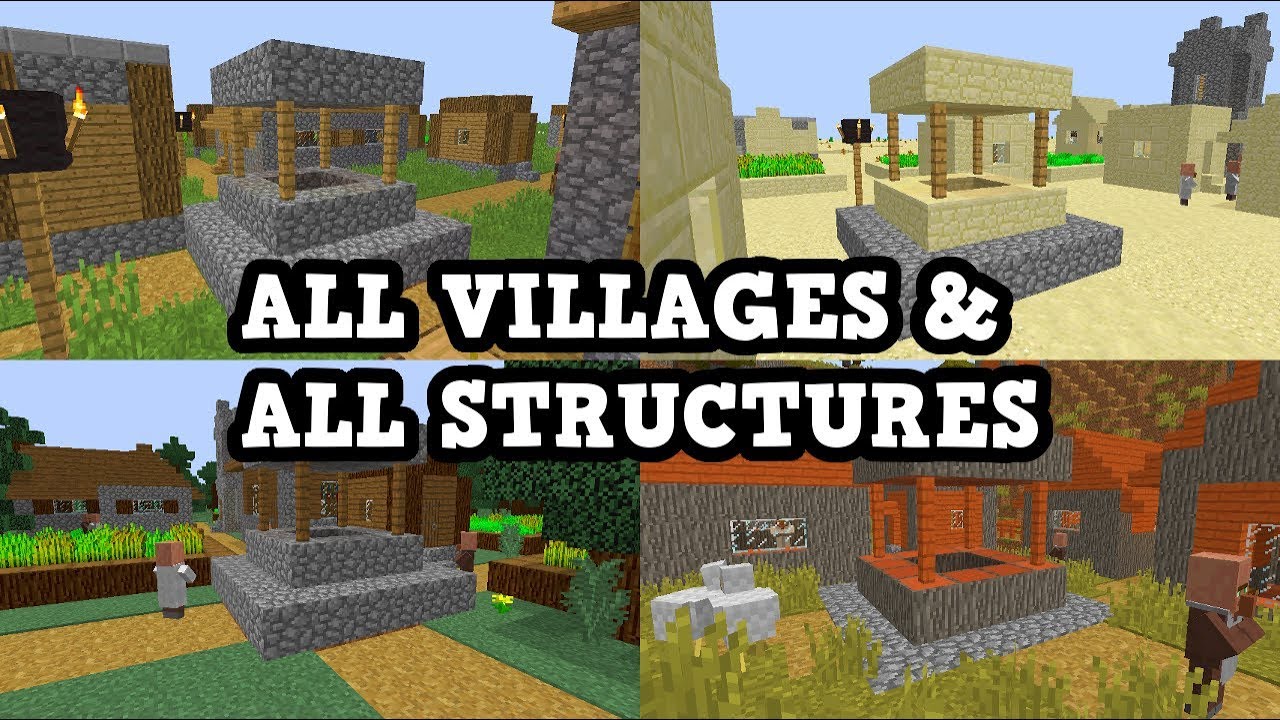 Minecraft Xbox 360 / PS3 - All Villages, Wood, More Seed