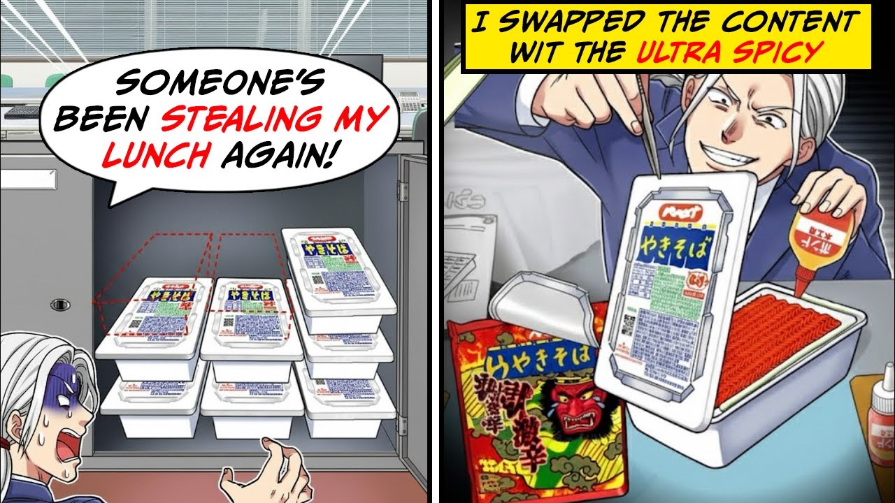 At work, someone kept stealing my instant noodles every day, so...
