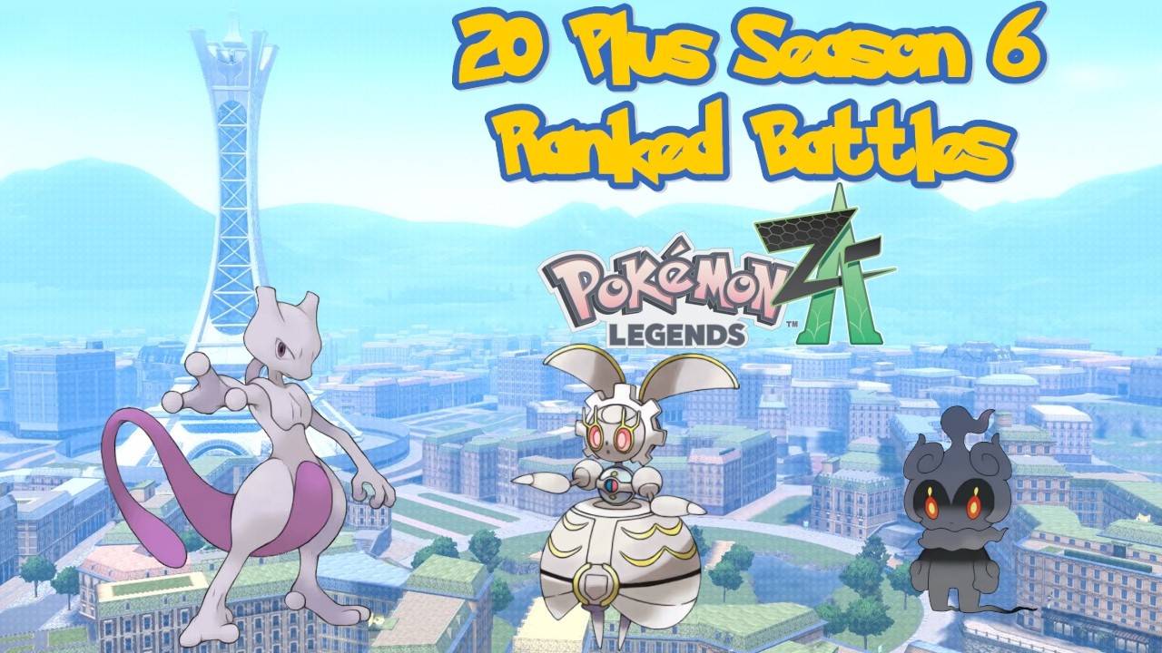 THATSAplusONE's Best Team In Season 6 - 20 Plus Pokemon Legends Z-A Ranked Battles No Commentary
