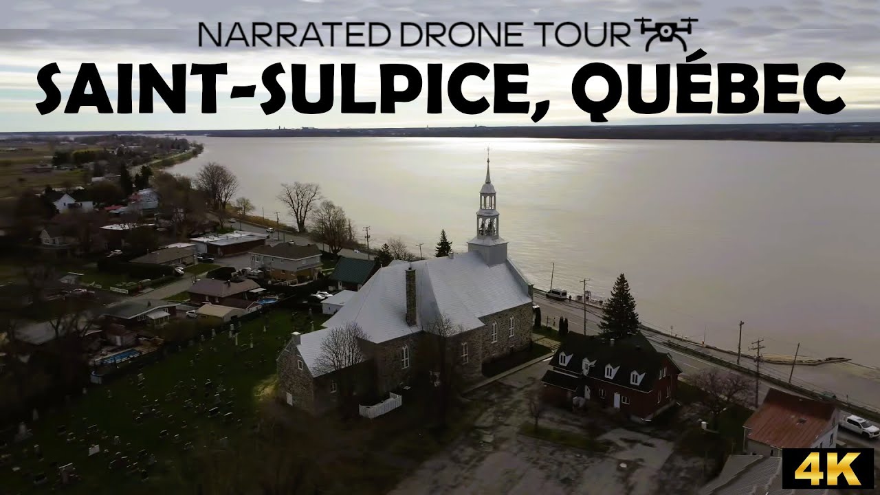 ⚜️ Breathtaking Aerial Views of Saint-Sulpice, Qu&eacute;bec 🇨🇦 | DJI Mini 2 Drone Footage in 4K 🌍