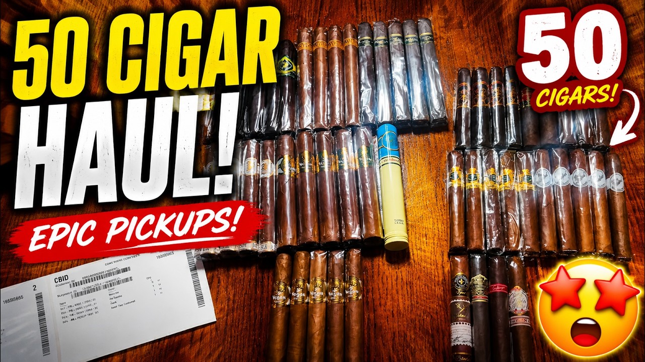 First Mail Call! 50 cigar order from Cigarbid!
