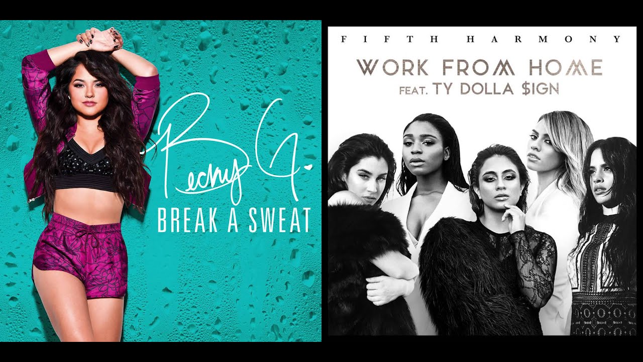 Break a Sweat from Home - Becky G & Fifth Harmony (Mashup)
