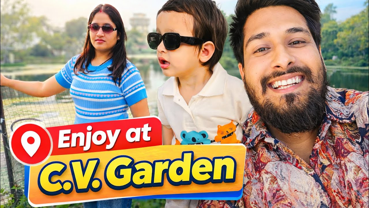 Enjoy at c.v. Garden | lavi ne kiya jhulo me enjoy | duck dekh ke lavi khush ho gai 