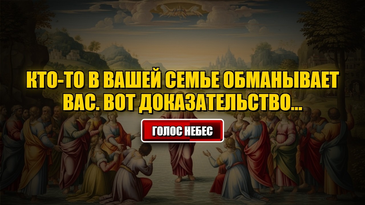 сегодняшнее послание от Бога Кто-то в вашей семье обманывает вас. Вот... #Бог #Божье послание