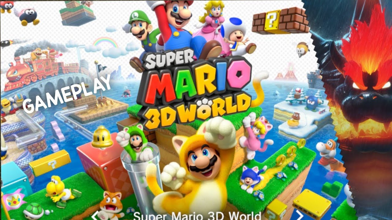 Voltando ao Mundo do Mario! SUPER MARIO 3D WORLD Gameplay