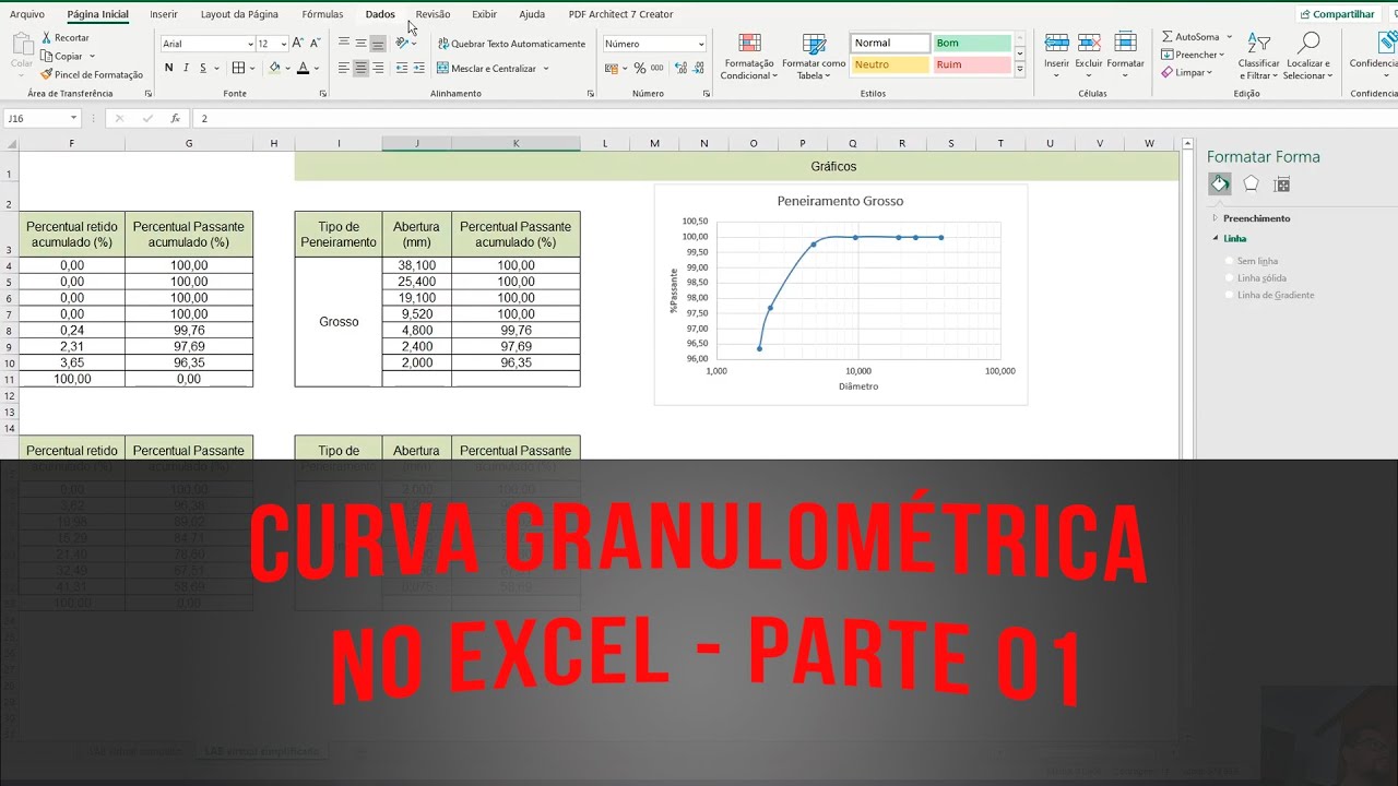 Curva Granulométrica - Parte 01