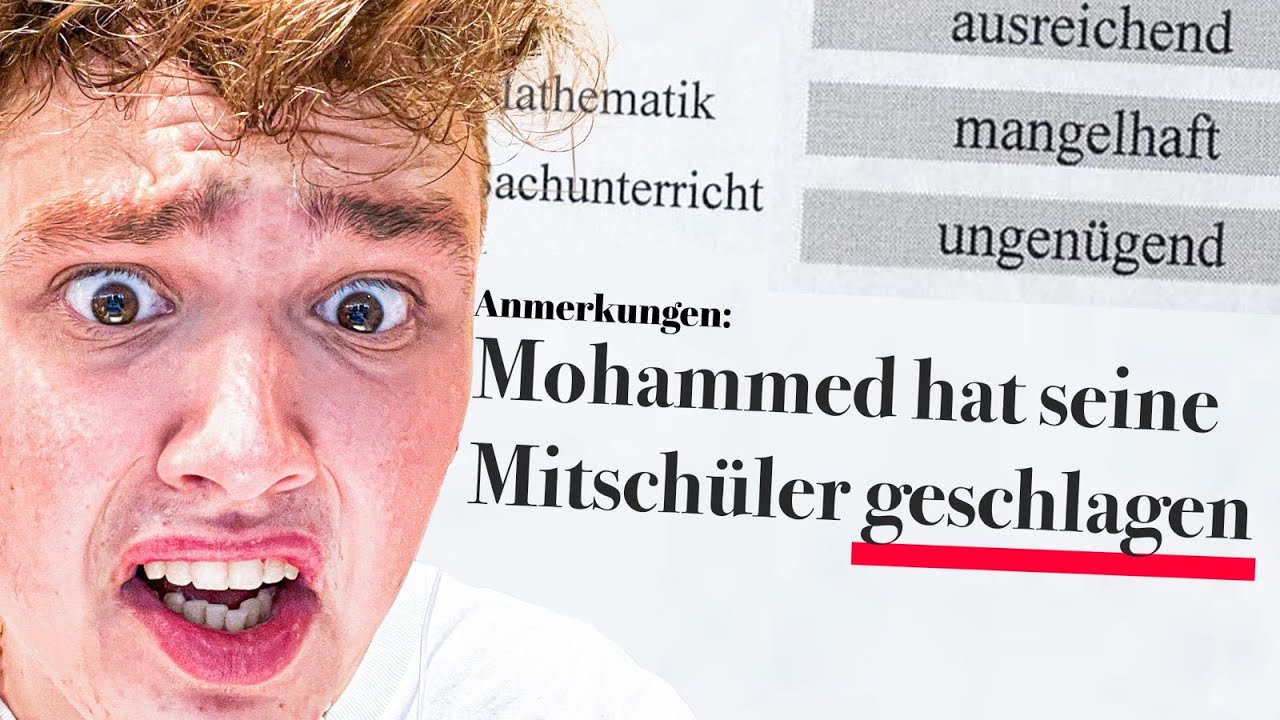 Ich reagiere auf EURE Zeugnisse! (bin schockiert)