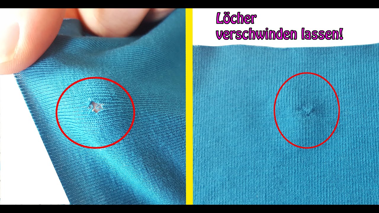 L&ouml;cher Stopfen / L&ouml;cher n&auml;hen | Quicktipp's f&uuml;r N&auml;hanf&auml;nger #4