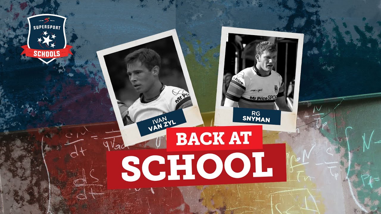 Back at School: RG Snyman & Ivan Van Zyl - The Affies 2013 Unbeaten Team