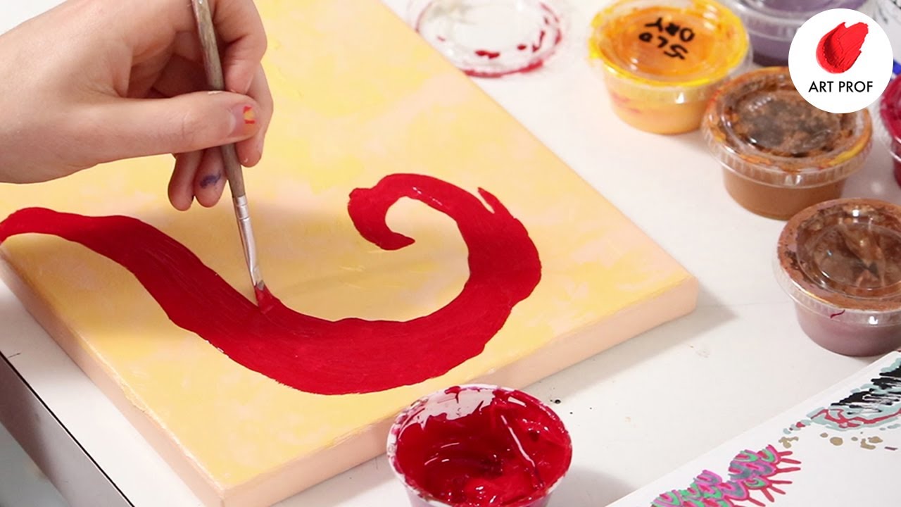 Acrylic Mixed Media Painting & Marker Drawing: Step by Step Demo for Self-Taught Artists