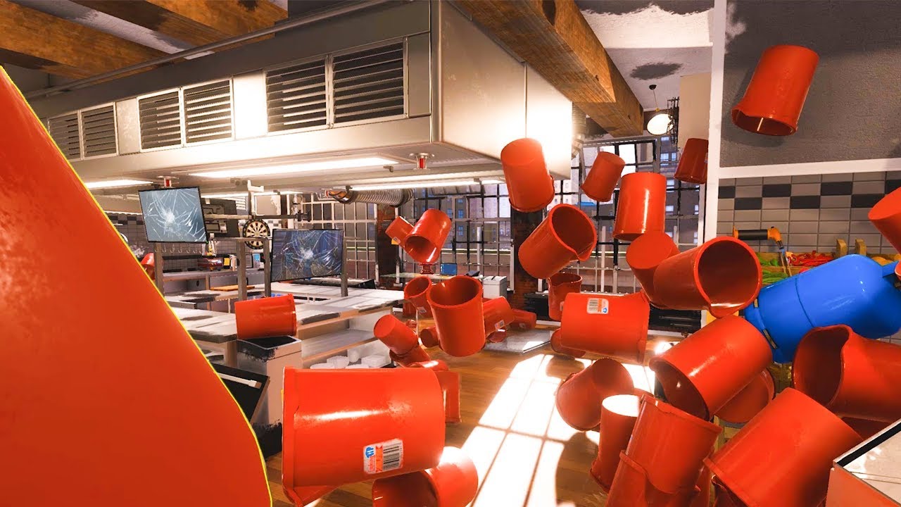 When I Filled Cooking Simulator With Buckets To Make An Explosion