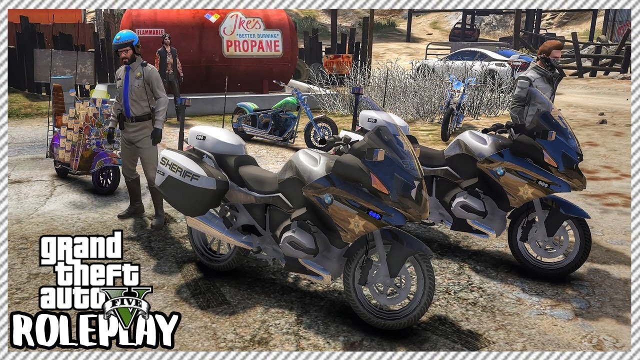GTA 5 Roleplay - Motorcycle Biker Club Meet Ride Out | RedlineRP #154
