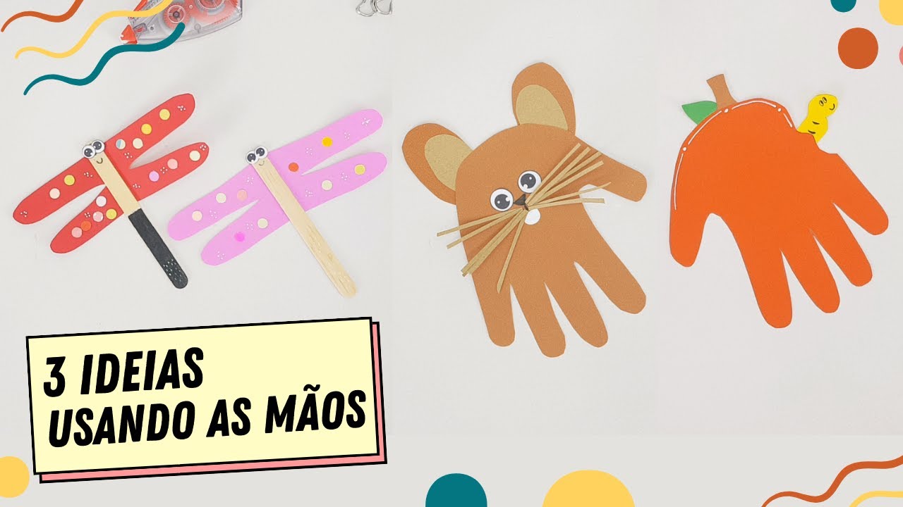 Hora da criatividade - Ideias de atividade para a educa&ccedil;&atilde;o infantil.