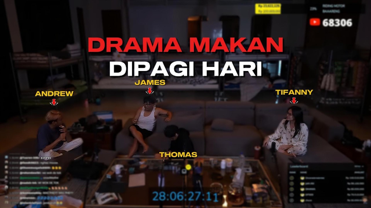 YB - DRAMA MAKAN DI PAGI HARI, ANDREW GEGABAAH BANTING KACAMATA & SPILL TIPIS KEGIATAN HARI INI ❗❗ 🤣