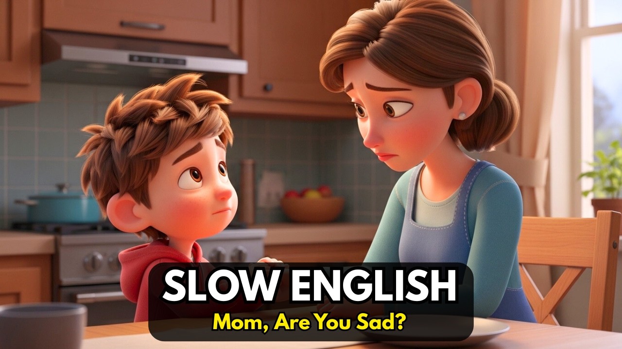 Mom, Are You Sad  English Listening Practice for Beginners (A1 Level)
