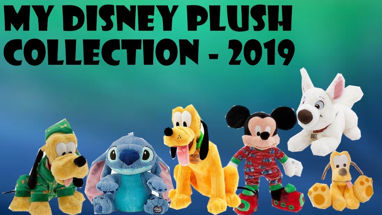 My Disney Plush Collection 2019 Plutos, Mickey Mouse, Bolt, etc