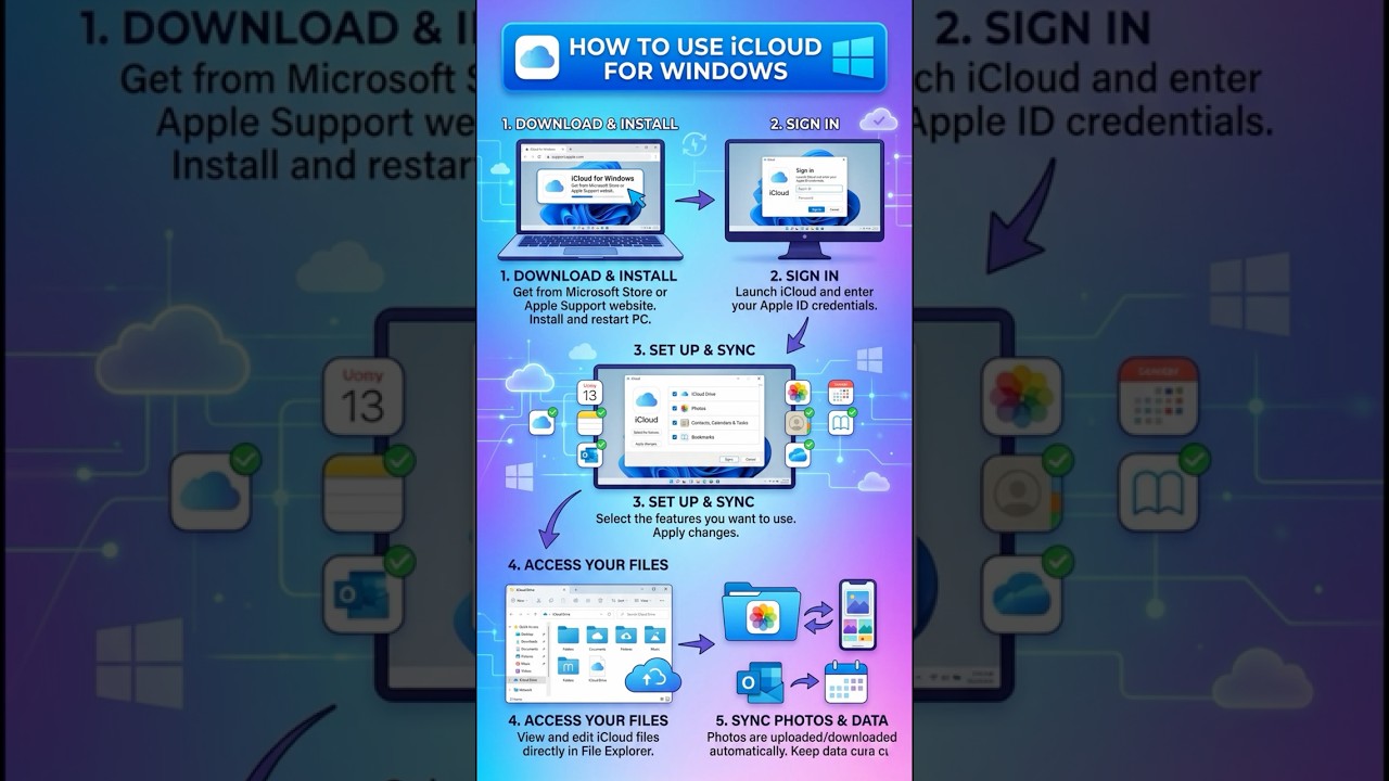 How to Use iCloud for Windows