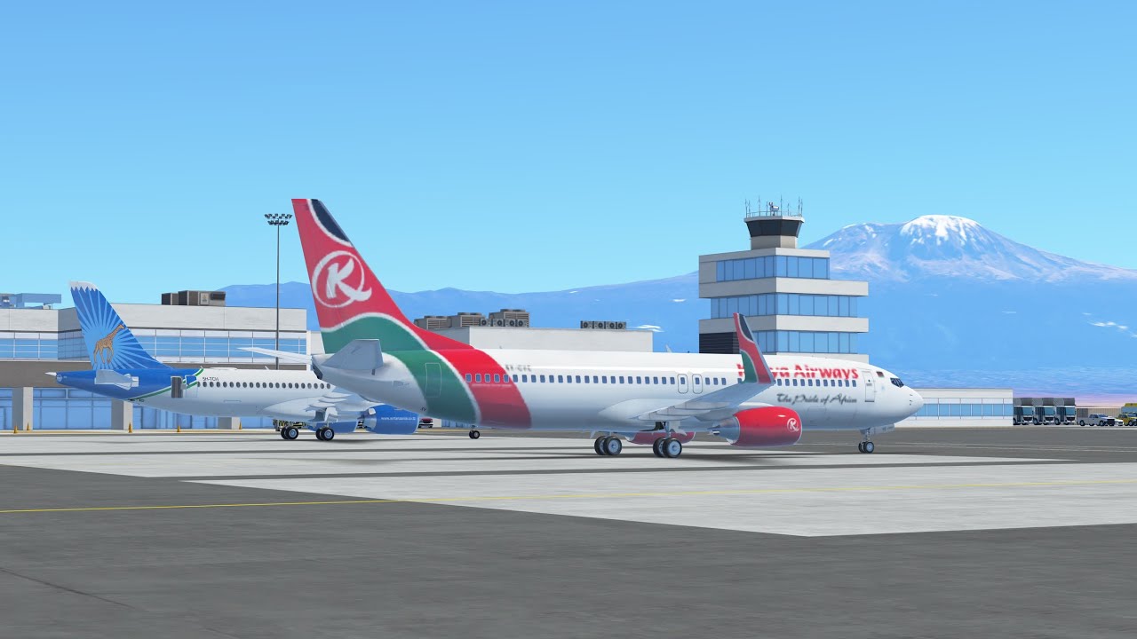 35 Minutes of Plane Spotting at Kilimanjaro International Airport (HTKJ) - Infinite Flight Simulator