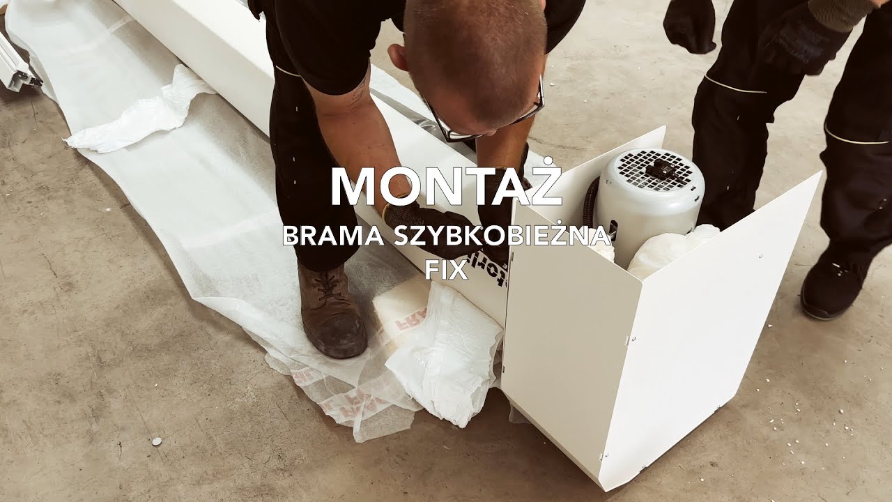Motorline FIX - Montaż i prezentacja funkcji bramy szybkobieżnej