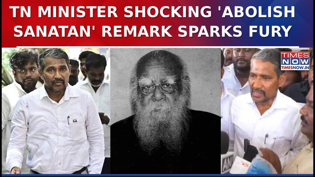 Tamil Nadu Minister Sparks Conrtroversy With Shocking 'VCK Will Work To Abolish Sanatan' Remark