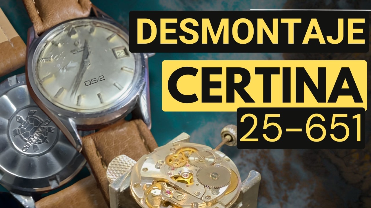 Certina DS-2 25-651 Teardown | Desmontaje completo del movimiento