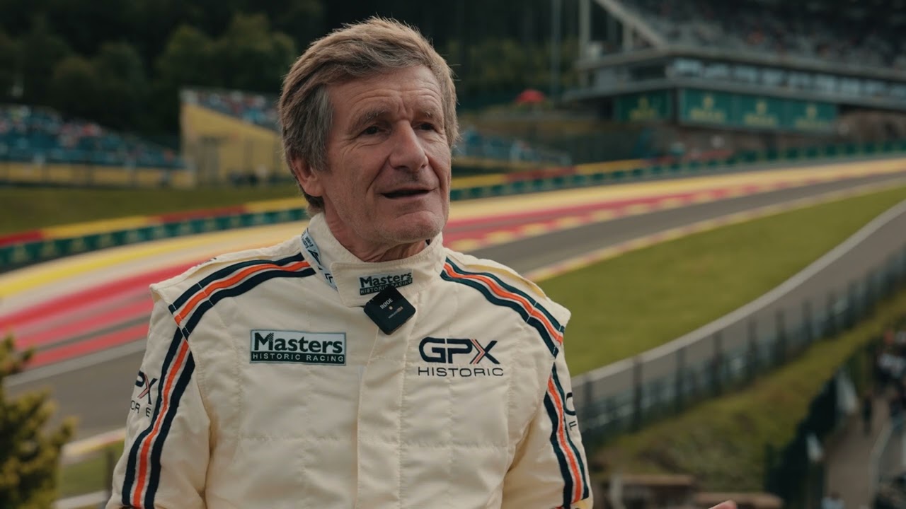 3x Grand Prix winner Thierry Boutsen at Spa Grand Prix 2024