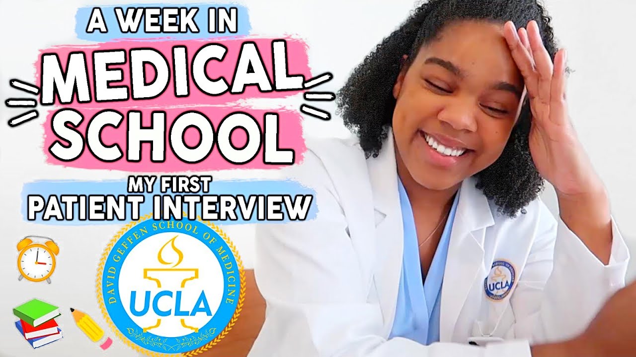 A Week In Medical School Vlog l My First Patient Interview!!
