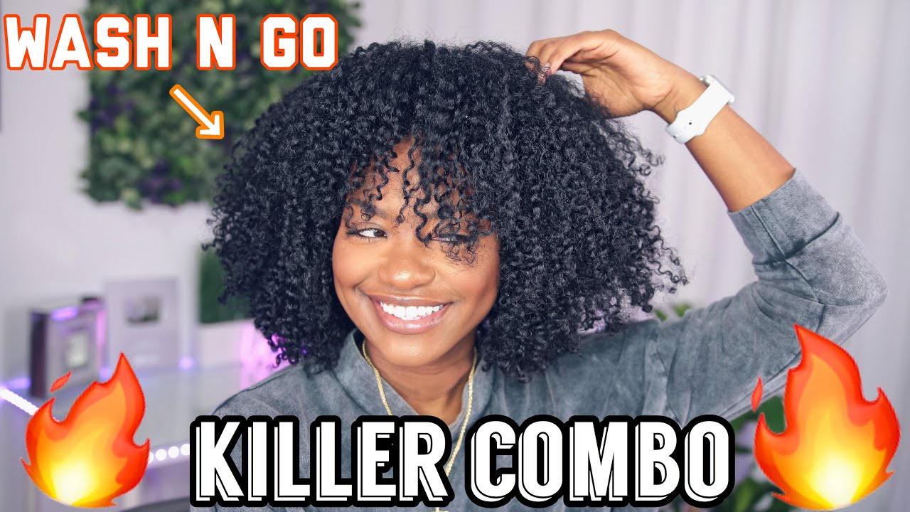 My Favorite Wash N Go Combo by The Mane Choice Tropical Moringa Line