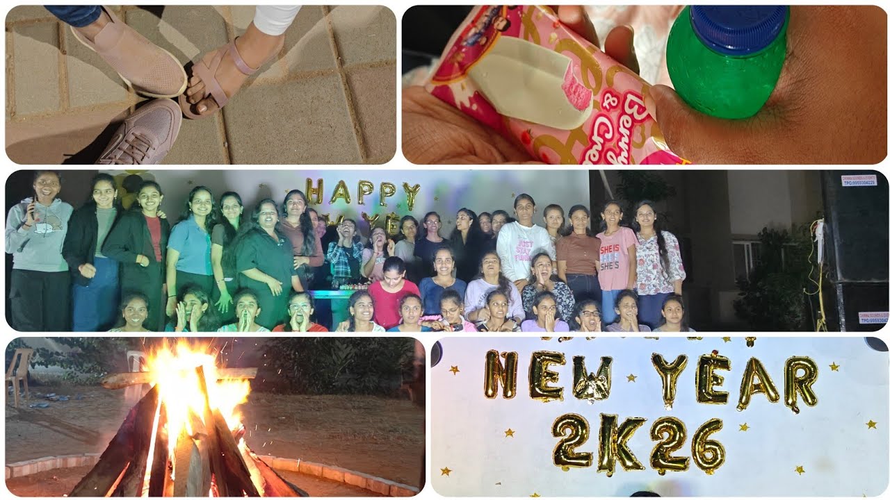 New year celebration in sasi college #hostellife #minivlog #minivlog #vlog #sasicollege 