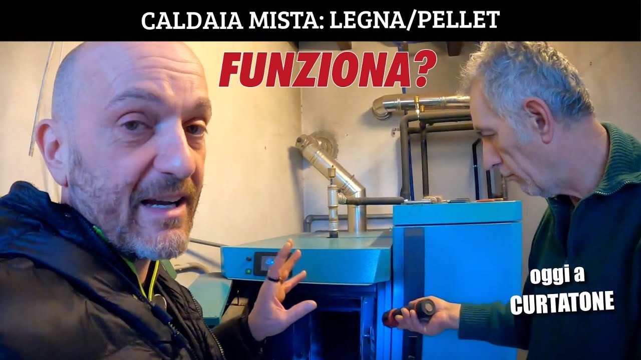 CALDAIA MISTA LEGNA E PELLET: FUNZIONA? ​🔥​🔥​🔥​​🔥​🔥​🔥​