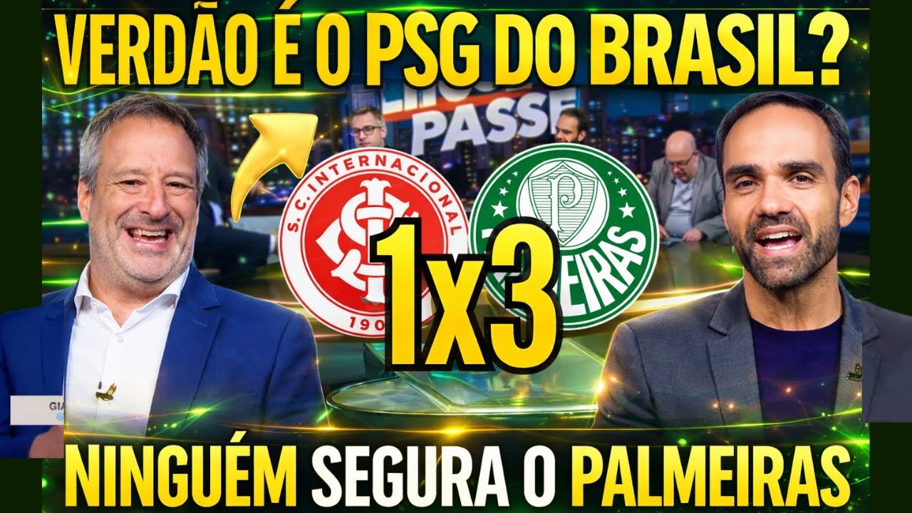 PALMEIRAS VENCE O INTERNACIONAL E DISPARA!! | LINHA DE PASSE ANALISA MAIS UMA VITÓRIA DO VERDÃO