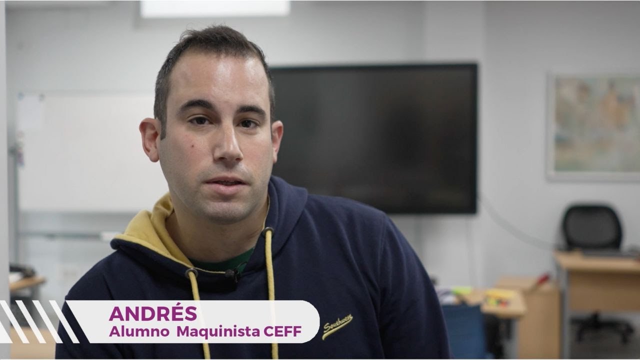 Curso Maquinista Ferroviario // Centro Europeo de Formación Ferroviaria (CEFF). Testimonio Andrés
