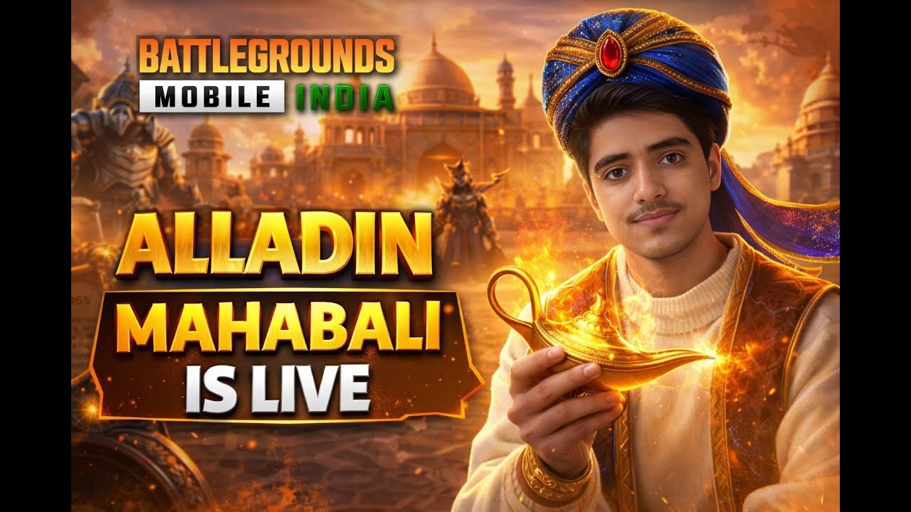 PLAYING ALADDIN UPDATE LIVE WITH MAHABALI GAMING #bgmi #bgmilive