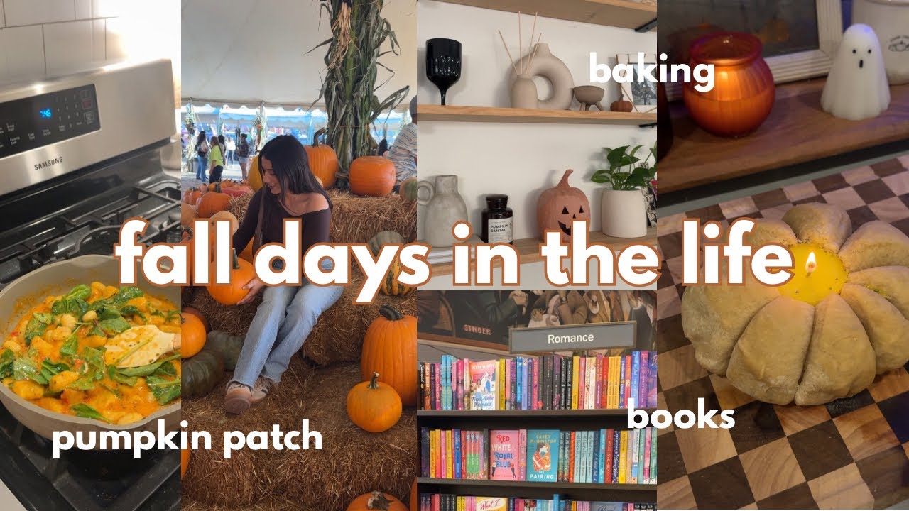 Лучший осенний видеоблог! 🍁 Pumpkin Patch, Trader Joe's, Barnes & Noble, Уютный день в моей жизни