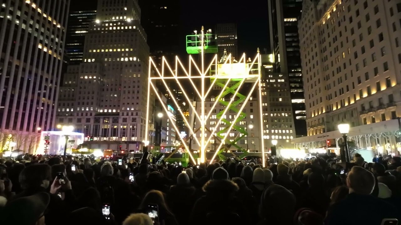 Worlds Largest Menorah Lighting