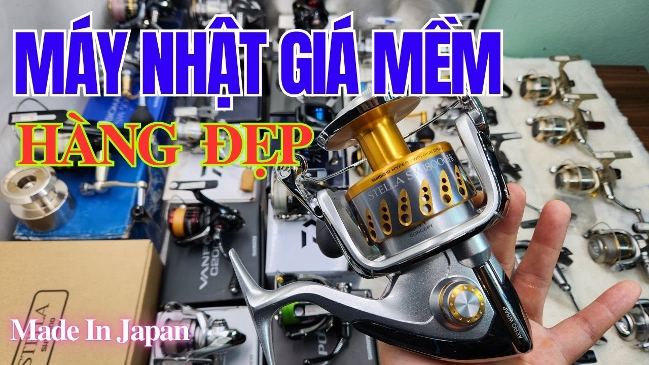 ( Siêu Phẩm - Giá Mềm ) Lô Máy Câu Nhật Bản Chính Hãng | Shimano Daiwa  #máycâulure #máycâunhật